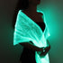 LUMISHAWL WHITE (LUMINOUS FIBER OPTIC FABRIC SHAWL)