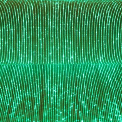 PAOLA FLUO YELLOW FABRIC (LUMINOUS FIBER OPTIC FABRIC)