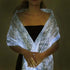 LUMISHAWL LIGHT BLUE (LUMINOUS FIBER OPTIC FABRIC SHAWL)