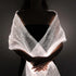 LUMISHAWL SILVER (LUMINOUS FIBER OPTIC FABRIC SHAWL)