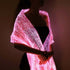 LUMISHAWL RED (LUMINOUS FIBER OPTIC FABRIC SHAWL)