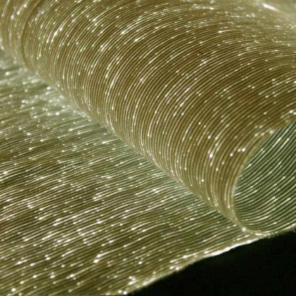 PAOLA FLUO YELLOW FABRIC (LUMINOUS FIBER OPTIC FABRIC)