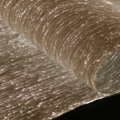 PAOLA FLUO YELLOW FABRIC (LUMINOUS FIBER OPTIC FABRIC)