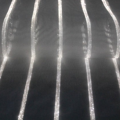 DANIELA WHITE FABRIC (LUMINOUS FIBER OPTIC FABRIC)