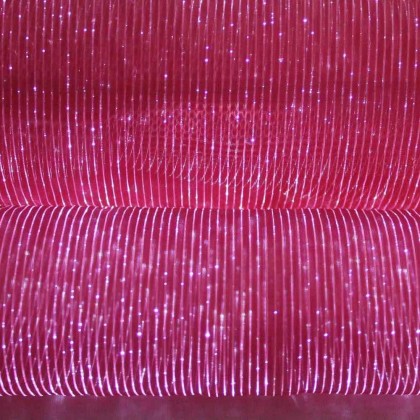 VELO PINK FABRIC (LUMINOUS FIBER OPTIC FABRIC)