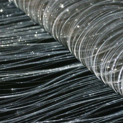 ORGANZA BLACK FABRIC (LUMINOUS FIBER OPTIC FABRIC)