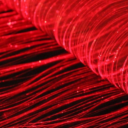 ORGANZA BLACK FABRIC (LUMINOUS FIBER OPTIC FABRIC)