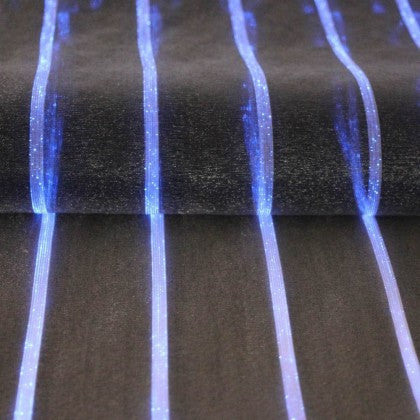 DANIELA BLACK FABRIC (LUMINOUS FIBER OPTIC FABRIC)