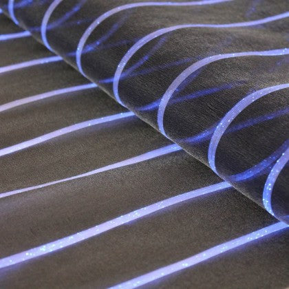 DANIELA BLACK FABRIC (LUMINOUS FIBER OPTIC FABRIC)