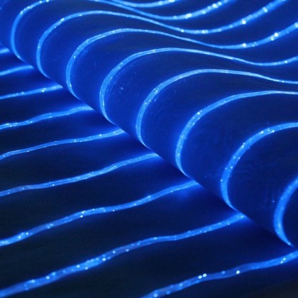 DANIELA BLU FABRIC (LUMINOUS FIBER OPTIC FABRIC)