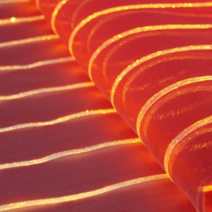 DANIELA RED FABRIC (LUMINOUS FIBER OPTIC FABRIC)