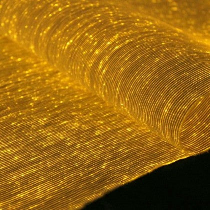 PAOLA FLUO YELLOW FABRIC (LUMINOUS FIBER OPTIC FABRIC)