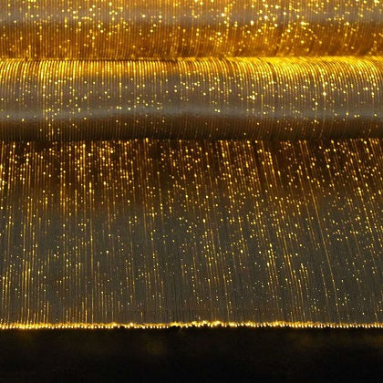 VICTOR GOLD FABRIC (LUMINOUS FIBER OPTIC FABRIC)