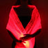 LUMISHAWL RED (LUMINOUS FIBER OPTIC FABRIC SHAWL)