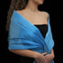 LUMISHAWL LIGHT BLUE (LUMINOUS FIBER OPTIC FABRIC SHAWL)