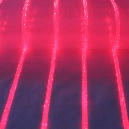DANIELA WHITE FABRIC (LUMINOUS FIBER OPTIC FABRIC)