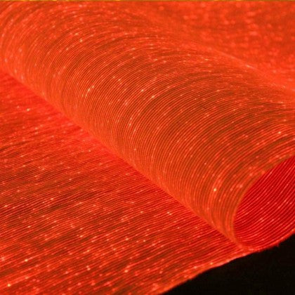 PAOLA FLUO YELLOW FABRIC (LUMINOUS FIBER OPTIC FABRIC)