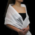 LUMISHAWL WHITE (LUMINOUS FIBER OPTIC FABRIC SHAWL)