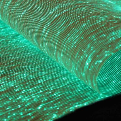 AIDA IVORY FABRIC (LUMINOUS FIBER OPTIC FABRIC)