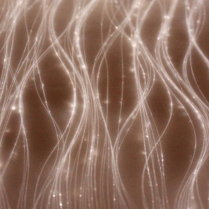 ORGANZA WHITE FABRIC (LUMINOUS FIBER OPTIC FABRIC)