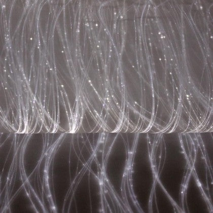 ORGANZA WHITE FABRIC (LUMINOUS FIBER OPTIC FABRIC)