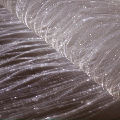 ORGANZA WHITE FABRIC (LUMINOUS FIBER OPTIC FABRIC)