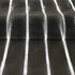 TABLE RUNNER (LUMINOUS FIBER OPTIC FABRIC) - BLACK STRIPED