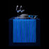 TABLE RUNNER (LUMINOUS FIBER OPTIC FABRIC) - BLUE STRIPED