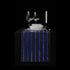 TABLE RUNNER (LUMINOUS FIBER OPTIC FABRIC) - BLACK STRIPED