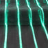 TABLE RUNNER (LUMINOUS FIBER OPTIC FABRIC) - BLACK STRIPED