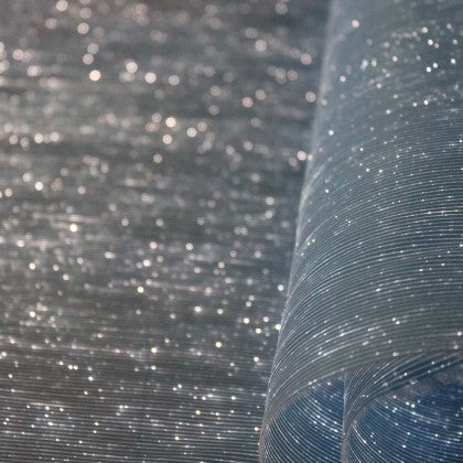 TABLE RUNNER (LUMINOUS FIBER OPTIC FABRIC) - BLUE FULLSTAR