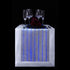 TABLE RUNNER (LUMINOUS FIBER OPTIC FABRIC) - WHITE STRIPED