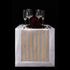 TABLE RUNNER (LUMINOUS FIBER OPTIC FABRIC) - WHITE STRIPED