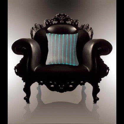 WHITE STRIPED - LUMINOUS CUSHION