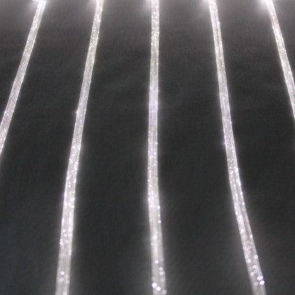 WHITE STRIPED - LUMINOUS CUSHION