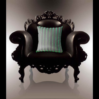 WHITE STRIPED - LUMINOUS CUSHION